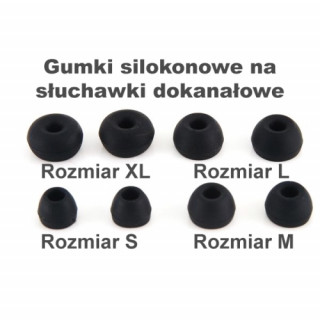 Gumki Silikonowe T200 Rozmiar L black