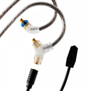 Kinera GRAMR - Kabel MMCX z mikrofonem + Adapter Lightning
