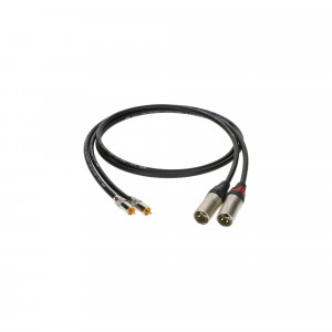 KLOTZ ALPM006 kabel sygnałowy audio hi-end 2x RCA do 2x XLR - 0.6m