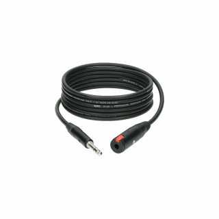 KLOTZ BEX4-0300 adapter słuchawkowy jack 6.35mm męski do 6.35mm żeński - 3m