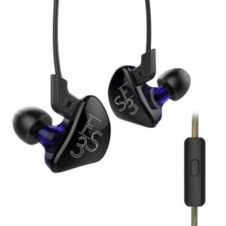 KZ ES3 z mikrofonem - black-purple