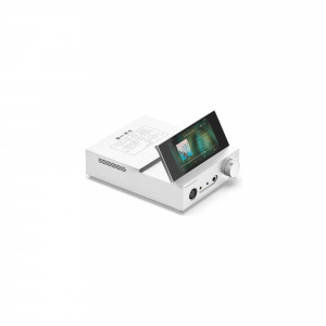 SHANLING EM7 - silver biurkowy odtwarzacz audio/streamer wzmacniacz słuchawkowy z dac