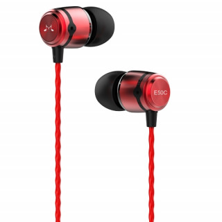 SoundMAGIC E50C Black-Red  Słuchawki dokanałowe z pilotem i mikrofonem