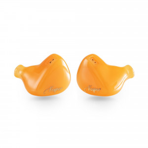 QoA Vesper 2 - Hybrydowe słuchawki IEM - yellow
