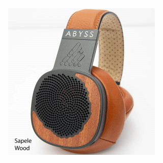 ABYSS Diana MR - Audiofilskie słuchawki planarne - Sapele Wood POWYSTAWOWE STAN B.DOBRY OUTLET