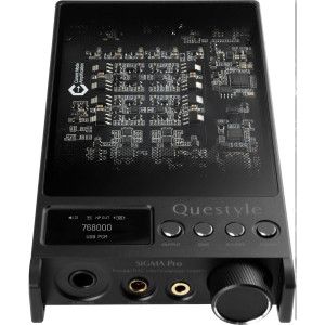 Questyle Sigma Pro Black - Przenośny DAC/AMP słuchawkowy z Bluetooth