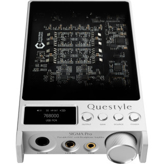 Questyle Sigma Pro Silver - Przenośny DAC/AMP słuchawkowy z Bluetooth