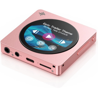 FiiO SnowSky Disc pink - przenośny odtwarzacz audio + DAC/AMP słuchawkowy