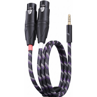 FiiO Trust LX-4.4MS - kabel jack 4.4mm - 2x3-pinowe XLR żeńskie 35cm