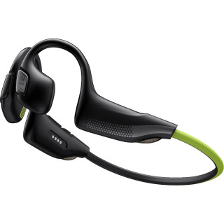 HAKII LIGHT II black green - Bezprzewodowe słuchawki z odtwarzaczem MP3