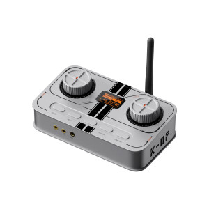 Fosi Audio K7 silver - wzmacniacz słuchawkowy z DAC do HiFi i gier