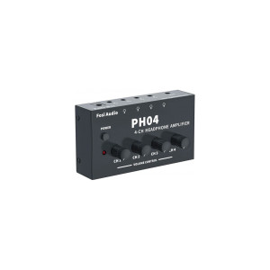 Fosi Audio PH04 - Wzmacniacz słuchakowy dla 4 par słuchawek