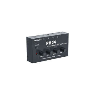 Fosi Audio PH04 - Wzmacniacz słuchakowy dla 4 par słuchawek