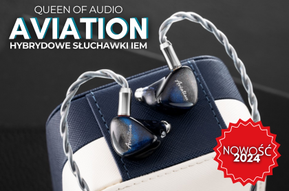 Queen Of Audio (QoA) Aviation Hybrydowe Słuchawki IE