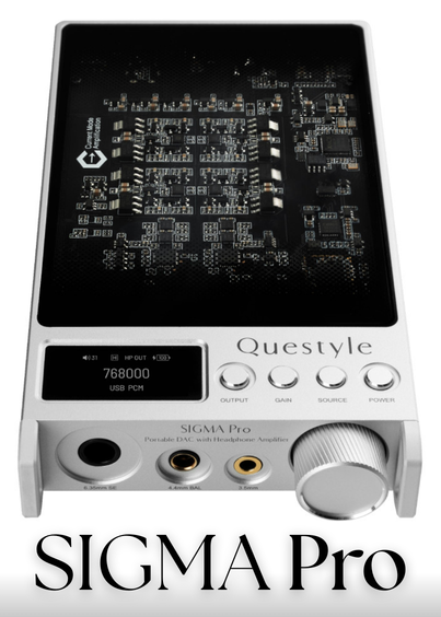 Questyle Sigma Pro Black - Przenośny DAC/AMP słuchawkowy z Bluetooth