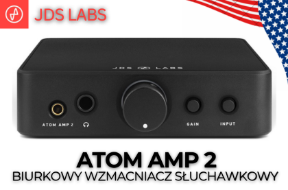 JDS LABS ATOM AMP 2  WZMACNIACZ SŁUCHAWKOWY PRZEDWZMACNIACZ