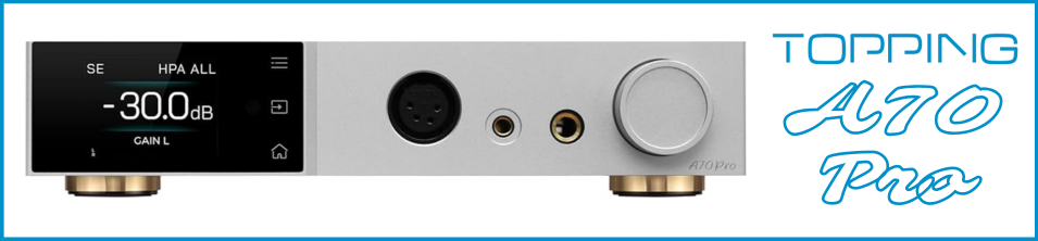  Topping A70 Pro zbalansowany wzmacniacz słuchawkowy